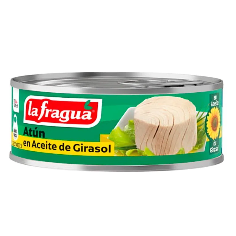 Atun en aceite de girasol lata la fragua 145 gr