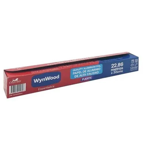 Papel aluminio wynwood 22.86 mts
