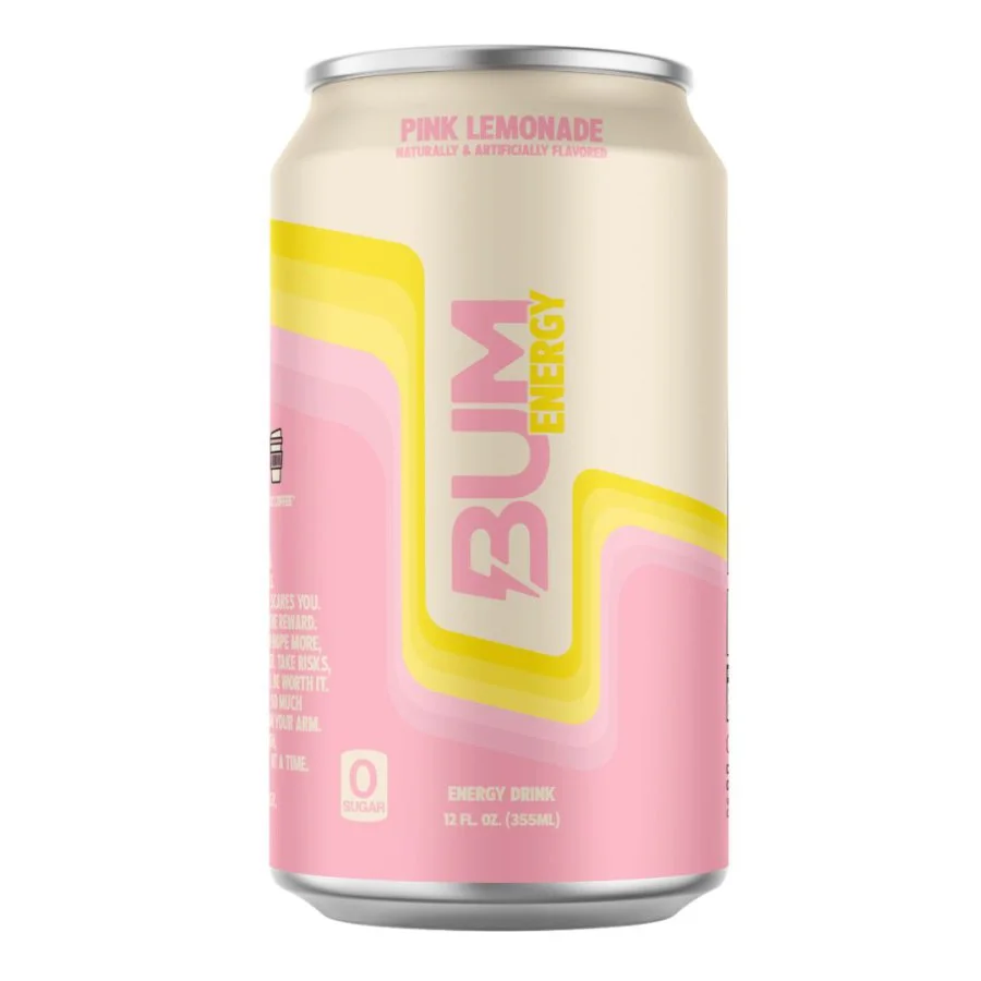 Bebida energetica pink limonade bum energy 355 ml