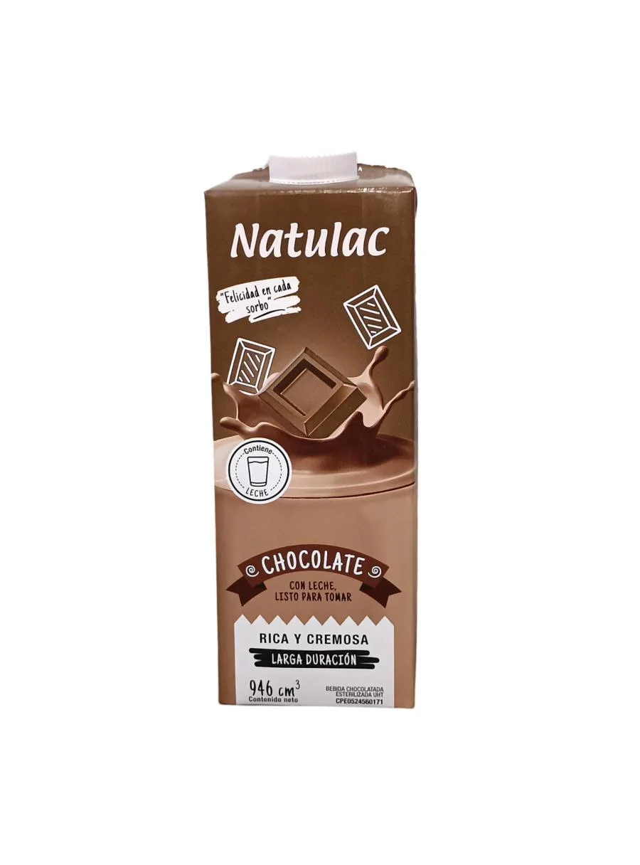 Bebida chocolatada natulac 946 ml