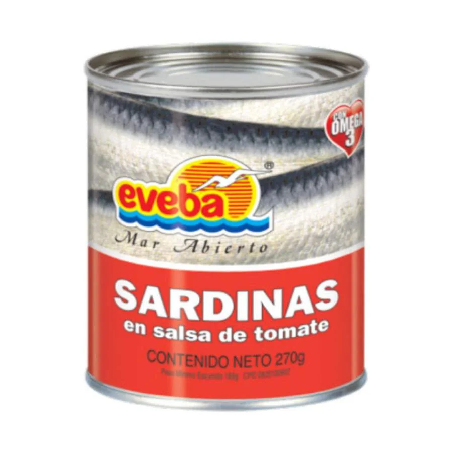 Sardina en salsa de tomate eveba 270 gr miniatura 2
