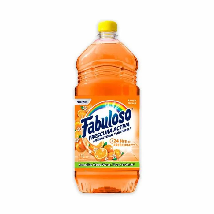 Limpiador antibacterial naranja fabuloso 1 lt miniatura 2